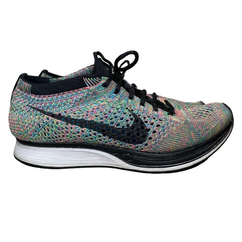 Nike Flyknit Racer Running Sneaker Shoes Multi-Color 2.0 2017 Men's Size 4.5